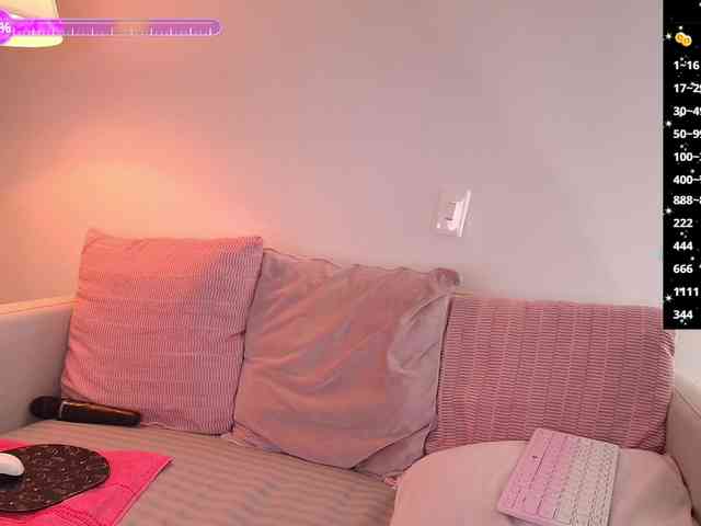 Sallyeleins (24, Hispanic Cam Girl) performing deepthroat.