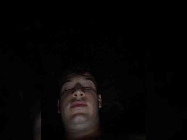 Bigbocc (21, White Cam Boy) performing creampie.